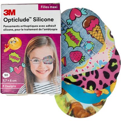 3M Solventum Opticlude Design Boy pansement orthoptique silicone midi 5,3 x 7 cm 50 unités - Publicité 3M Solventum Opticlude Design Boy pansement orthoptique silicone midi 5,3 x 7 cm 50 unités - Publicité