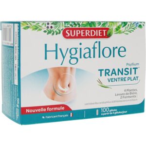 Superdiet hygiaflore transit ventre plat 100 gelules