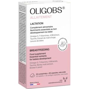 LABORATOIRE CCD Oligobs allaitement 30 comprimes + 30 gelules