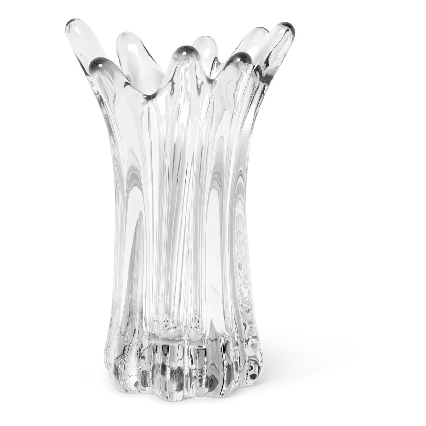 Ferm Living Vase Holo en verre - Transparent