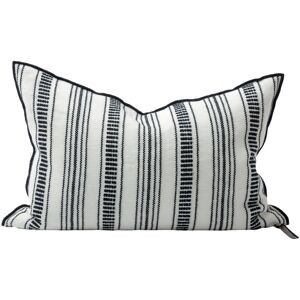 Maison de Vacances Coussin Vice Versa en toile brodee Cyclades - Noir