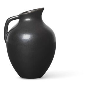 Ferm Living Mini vase Ary en porcelaine - Charbon
