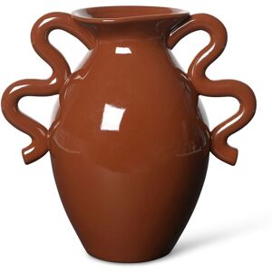 Ferm Living Vase Verso en gres - Terracotta