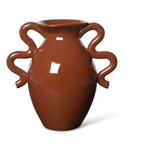 Ferm Living Vase Verso en gres - Terracotta