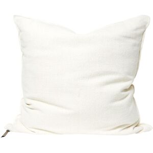 Maison de Vacances Coussin vice versa en chenille vintage - Blanc casse