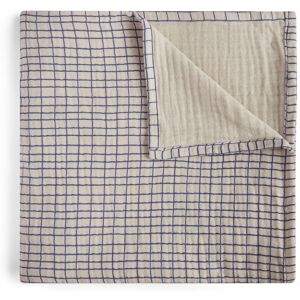 garbo&friends Couverture legere Checks - Cobalt