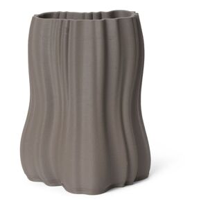 Ferm Living Vase Moire - Gris anthracite