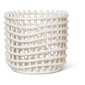 Ferm Living Panier en ceramique - Blanc