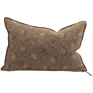 Maison de Vacances Coussin Vice Versa en lin Jardin Secret - Blush