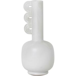 Ferm Living Vase en gres Muse Clio - Blanc