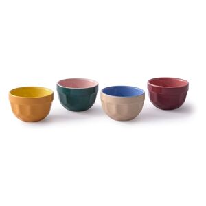 Pols Potten Tasses en ceramique - Set de 4 - Multicolore