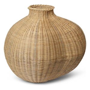 Ferm Living Vase en rotin Bola - Naturel