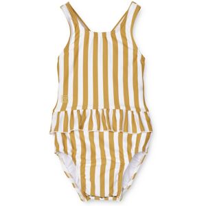 Liewood Maillot de Bain 1 piece Matiere Recyclee Amina Jaune moutarde