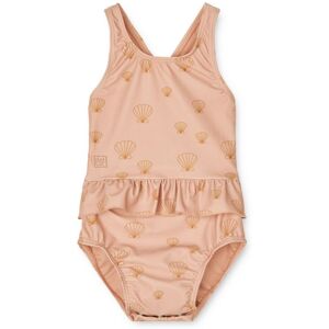 Liewood Maillot de Bain 1 piece Matiere Recyclee Amina - Vieux Rose