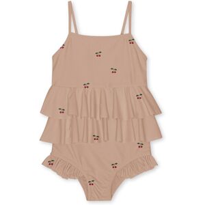 Konges Slojd Maillot de Bain 1 piece a Volants Manuca Rose