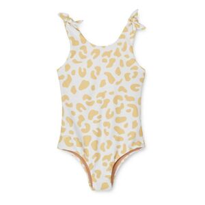 Liewood Maillot de Bain 1 piece Matiere Recyclee Bitte Jaune