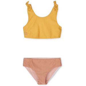 Liewood Maillot de Bain 2 pieces Matiere Recyclee Bow Jaune moutarde