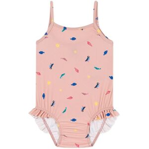 Petit Bateau Maillot de Bain 1 piece Imprime Matiere Recyclee Rose