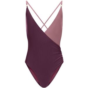 Alma Deia Maillot de bain 1 piece Bicolore Aubergine