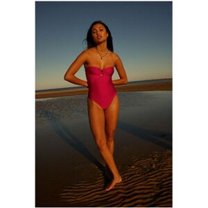 Alma Deia Maillot de bain 1 piece Bandeau Magenta