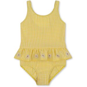 Konges Sløjd Maillot 1 Piece Soline Vichy - Jaune