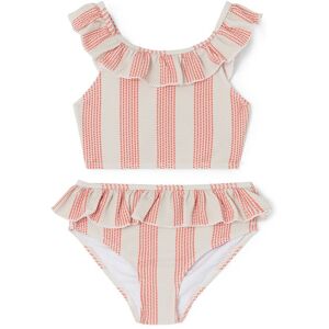 garbo&friends Maillot de Bain Raye Matieres Recyclees - Rose