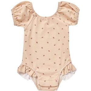 Quincy Mae Maillot 1 Piece Catalina Fraises - Beige rose