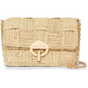 Vanessa Bruno Sac Moon PM Raphia Damier - Naturel