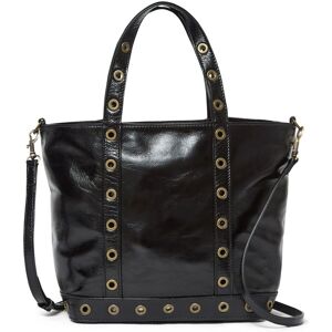 Vanessa Bruno Cabas Small Bandouliere Cuir Froisse - Noir