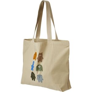 Liewood Tote Bag Coton Bio Monstrers Big - Beige