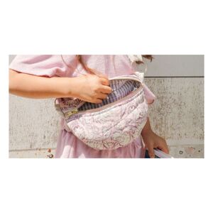 Louise Misha Sac Banane Matelasse Gaby Garden Coton Bio - Collection Femme - Rose