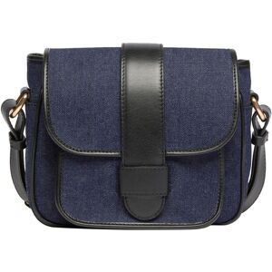 Vanessa Bruno Sac Rabat Denim et Cuir - Bleu fonce