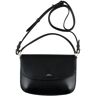 A.P.C. Sac Sarah Shoulder Mini Cuir Lisse - Noir