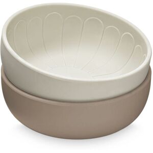 Cam Cam Bol Flower en silicone - Set de 2 - Beige