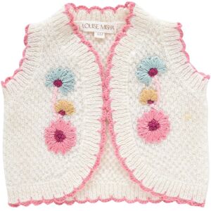 Louise Misha Gilet Brode Main Sylna Bebe - Ecru