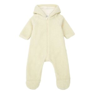 Petit Bateau Pilote en Sherpa a Capuche - Ecru