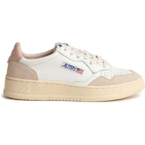 Autry Baskets Medalist Low Cuir/Suede - Rose pale