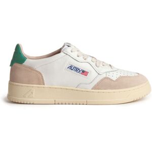 Autry Baskets Medalist Low CuirSuede Vert