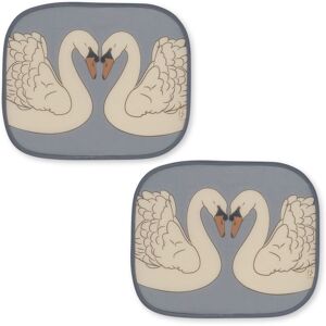 Konges Sløjd Pare-soleil Swan - Set de 2 - Bleu