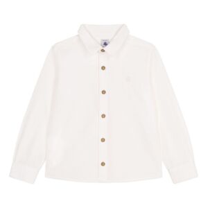 Petit Bateau Chemise Moda Toile Piquee - Blanc