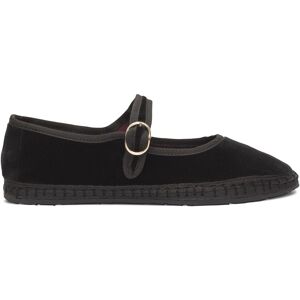 Flabelus Ballerines Slippers Antonia Velours - Noir