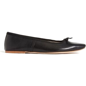 A.P.C. Ballerines Leah Cuir Lisse - Noir