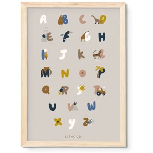 Liewood Affiche Beverly - Alphabet/Sandy