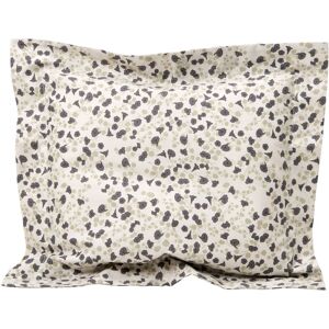 garbo&friends Taie d'oreiller en percale de coton Imperial Cress - Gris