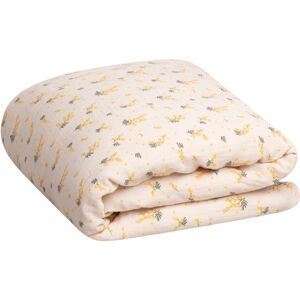 garbo&friends Housse de couette Mimosa en mousseline de coton - Blanc casse