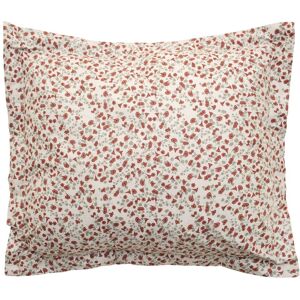 garbo&friends Taie d'oreiller Royal Cress en percale de coton - Rouge