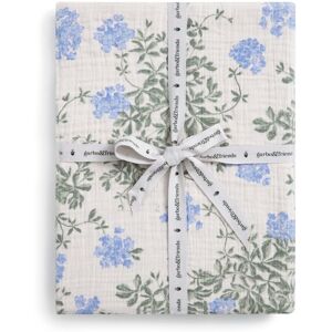 garbo&friends Drap-housse Plumbago en coton bio - Bleu