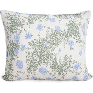 garbo&friends Taie d'oreiller Plumbago en coton bio - Bleu