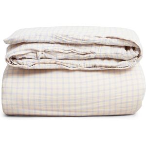 garbo&friends Housse de couette Gingham Sky - Bleu ciel