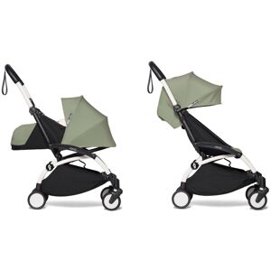 Babyzen Poussette YOYO² evolutive, chassis blanc - Olive